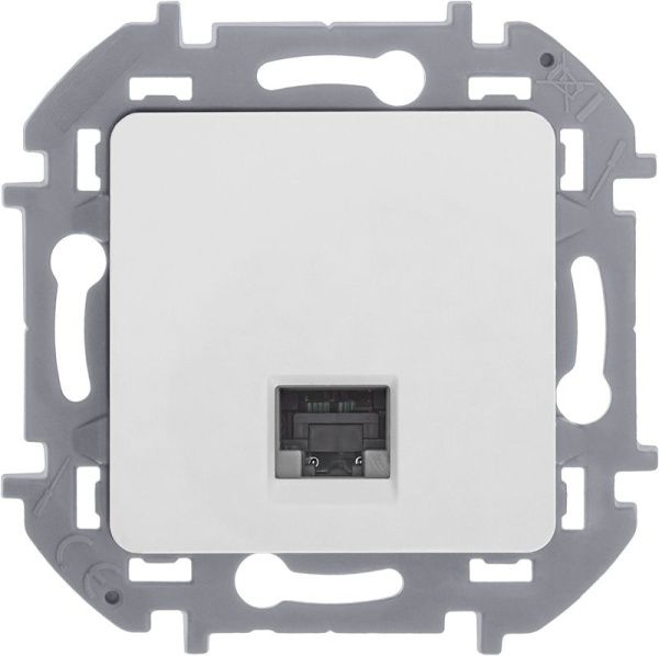 Розетка компьютерная Inspiria RJ45 кат.5E UTP бел. IEK 673825