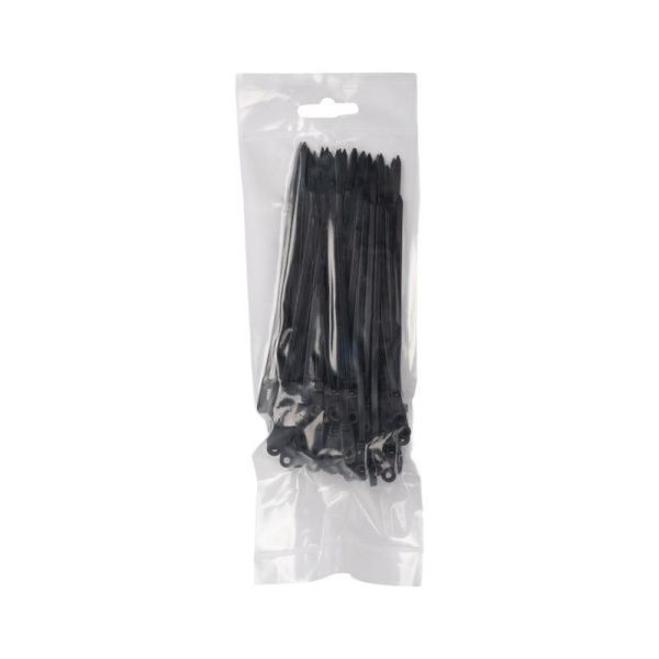Хомут кабельный PCT-S 3.6х150-100BL 3.6х150 PA6.6 черн.(уп.100шт) JazzWay 5055612