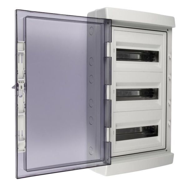 Бокс модульный накладной PDB/W 4036 GR (ЩРН-ПГ-36) IP65 пластик. Pro JazzWay 5072169