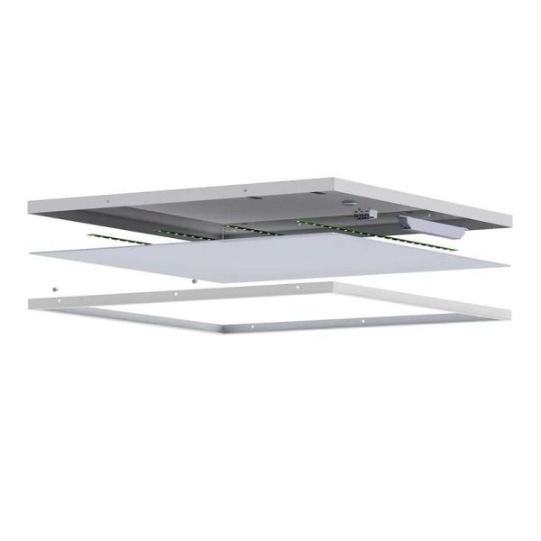 Светильник светодиодный AVRORA-90 32 4000К IP20 588х588х25 CRI80 opal-sand встраив. грильято бел. CSVT ЦБ-00006944