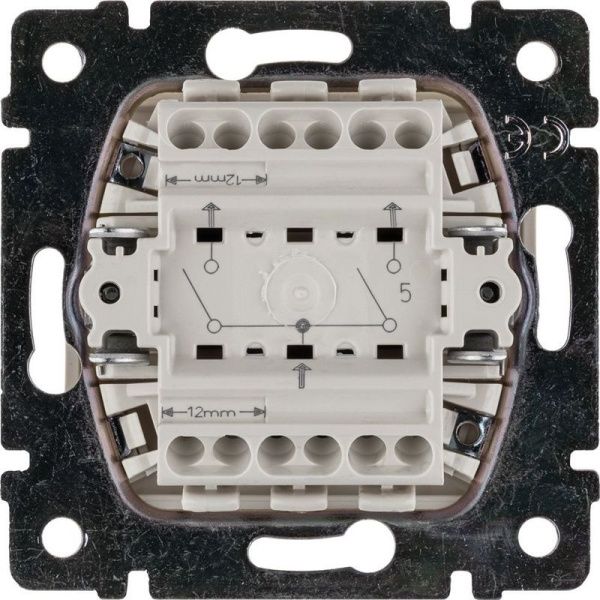 Выключатель 2-кл. СП Valena 10А IP31 250В механизм сл. кость IEK 774305