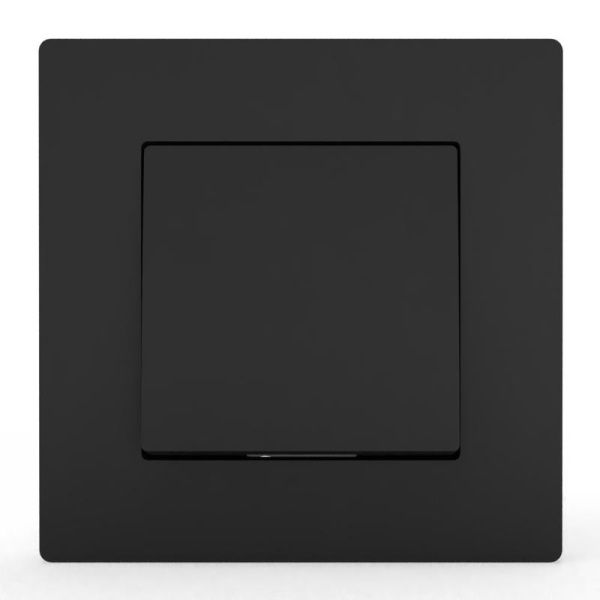 Выключатель 1-кл. СП Pixel 10А IP20 в сборе карбон TOKOV ELECTRIC TKE-PX-V1F-C14