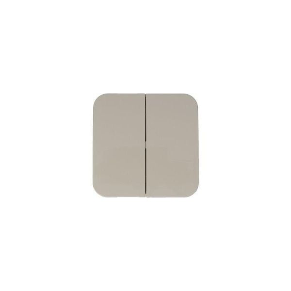 Выключатель 2-кл. ОП Blanca 10А IP20 (сх. 5) 250В с изолир. пластиной беж. SE BLNVA105017