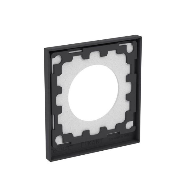 Рамка 1-м KANT IP44 черн. уголь DKC 7012942
