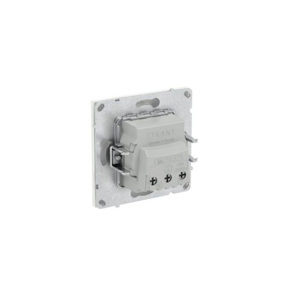 Розетка силовая KANT 2P+E защ. шторки бел. магнолия DKC 7000003