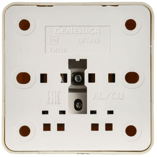 Розетка 1-м ОП Октава РСш20-3-ОКм 16А IP20 с заземл. защ. шторки крем. GENERICA ERO14-K33-16-DC