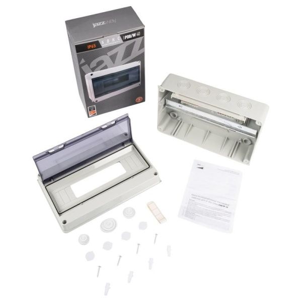 Бокс модульный накладной PDB/W 4015 GR (ЩРН-ПГ-15) IP65 пластик. Pro JazzWay 5072107