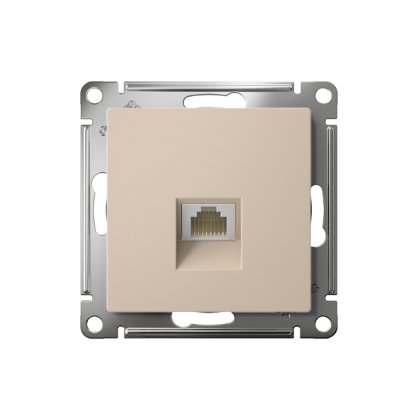 Розетка компьютерная AtlasDesign RJ45 кат.5E механизм песочн. SE ATN001283
