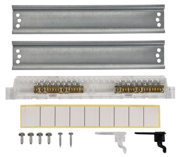 Корпус ЩРВ-П-18 UNION Compact IP41 черн. прозр. дверь пластик. IEK UIC-KP12-V-18-41-K01