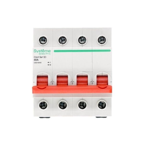 Выключатель нагрузки 4п 40А 400В City9 Set SE C9S16440