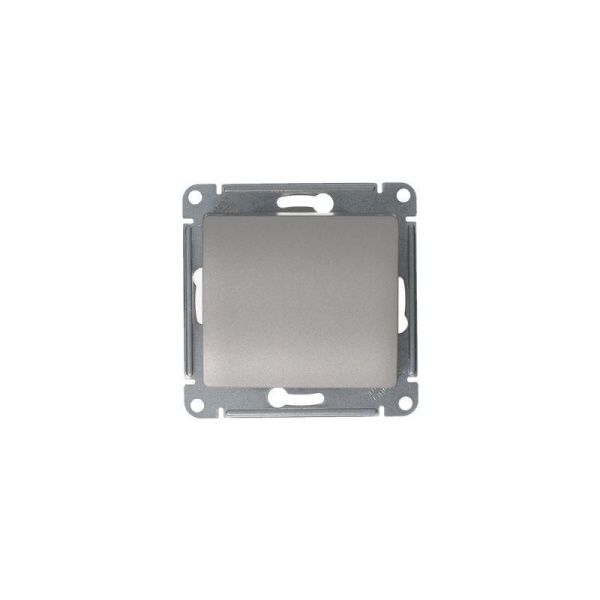 Переключатель проходной 1-кл. СП Glossa 10А IP20 (сх. 6) 10AX механизм платина SE GSL001261