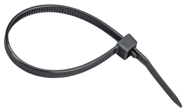 Хомут 4.8х160мм P6.6 съемный черн. (уп.100шт) IEK UHH13-D048-160-100-K02