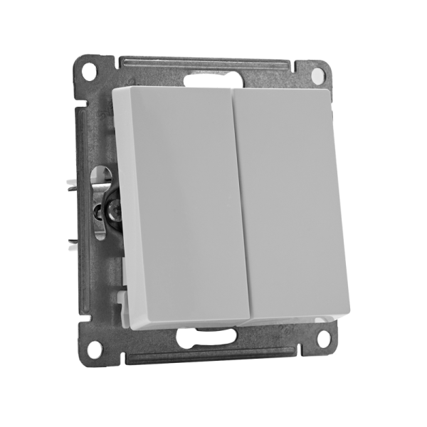 Выключатель 2-кл. СП AtlasDesign 10А IP20 (сх. 5) 10AX механизм бел. SE ATN000151