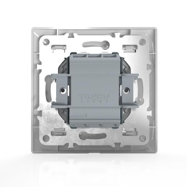 Выключатель 1-кл. СП AVA 10А IP20 в сборе бел. TOKOV ELECTRIC TKL-AV-V1F-C01