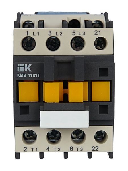 Контактор КМИ-11811 18А 230В/АС3 1НЗ KARAT IEK KKM11-018-230-01