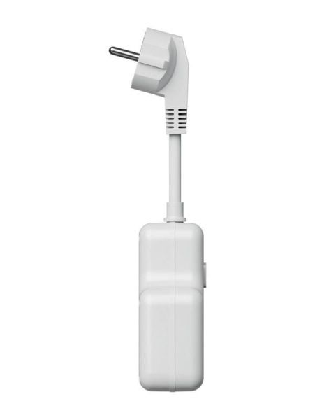 Удлинитель с сетевым фильтром 3х0.3м 10А 2USB + 1USBC 2500Вт ПВС 3х1 компакт бел. КОСМОС FRKsm0.3m-3g(W)USB