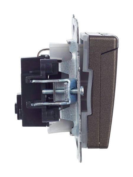 Розетка BRITE РСбш10-3-44-БрТБ 16А IP44 с заземл. защ. шторки с крышкой механизм бронза IEK BR-R16-16-44-K45