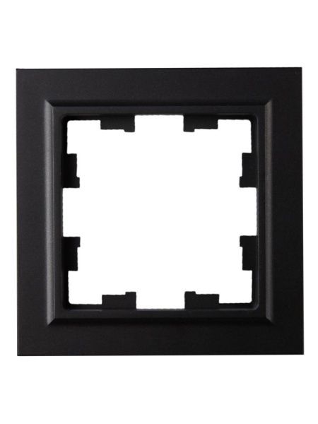 Рамка 1-м IP44 BRITE РУ-1-БрЧ-44 черн. IEK BR-M12-44-K02