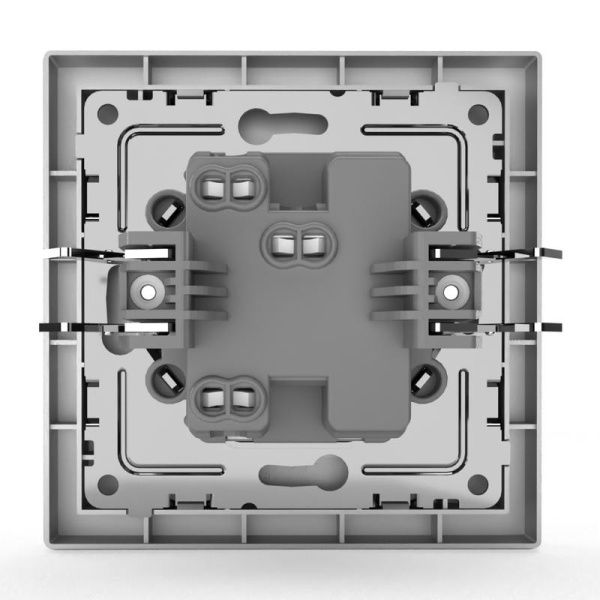 Выключатель 1-кл. СП Pixel 10А IP20 в сборе алюм. TOKOV ELECTRIC TKE-PX-V1F-C03