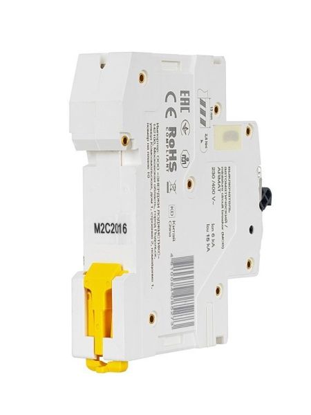 Выключатель автоматический модульный 1п C 20А M06N ARMAT IEK AR-M06N-1-C020