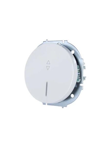Выключатель проходной 1-кл. СП OSEN 10А IP20 с подсветкой механизм бел. LEZARD 743-0288-114