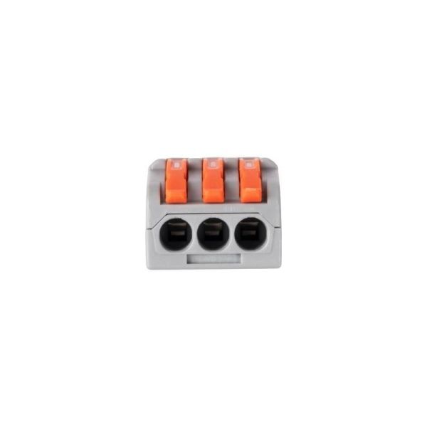 Клемма монтажная СМК PTC-3P 4233 BL/3 450В 32А 0.08-2.5(4.0)кв.мм JazzWay 5073708