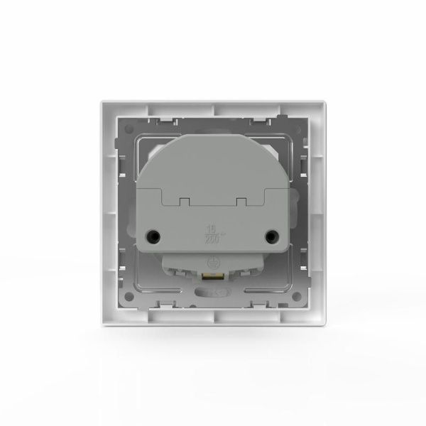 Розетка 1-м СП Pixel IP20 с заземл. с 2-мя заряд. устр. USB тип A+A механизм бел. TOKOV ELECTRIC TKE-PX-R1U2A-C01