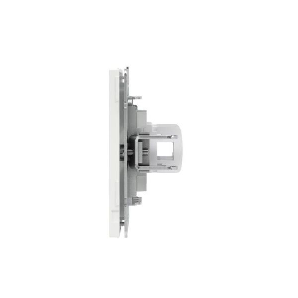 Розетка компьютерная 2-м KANT RJ45 кат.5E без шторки бел. магнолия DKC 7000664