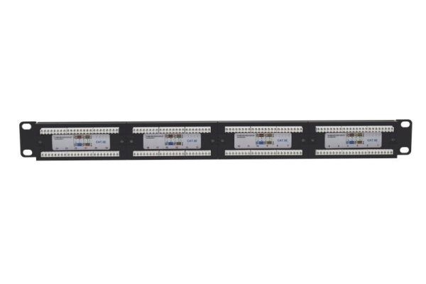 Патч-панель 19дюйм 1U кат.5E неэкранир. 24 порта RJ-45 Dual IDC TOKOV ELECTRIC TKE-PP-5E-1U-24P-UTP