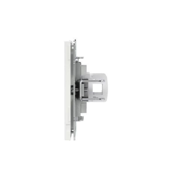Розетка компьютерная 2-м KANT RJ45 кат.6A без шторки бел. магнолия DKC 7000674